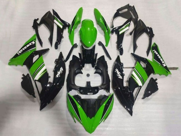 Carenados Moto Kawasaki Ninja 650 EX650 2017-2019 - Verde Negro Blanco Baratos
