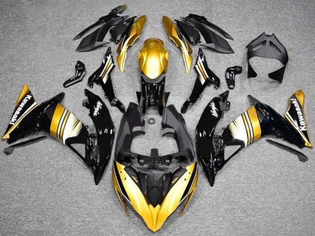 Carenados Moto Kawasaki Ninja 650 EX650 2017-2019 - Oro Negro Blanco Baratos