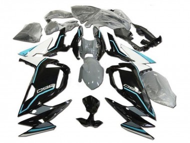 Carenados Moto Kawasaki Ninja 650 EX650 2020-2024 - Blanco Azul Negro Brillante Baratos