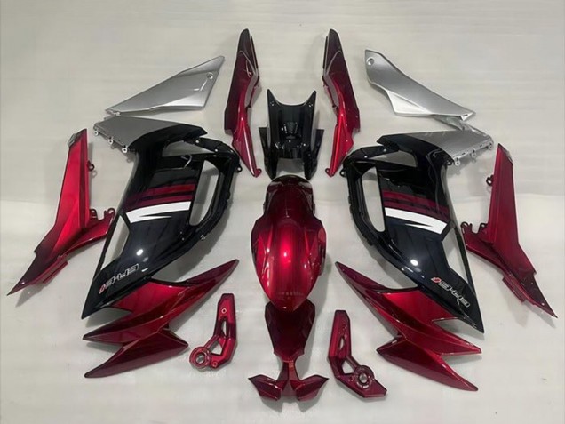Carenados Moto Kawasaki Ninja 650 EX650 2020-2024 - Rojo Plata Blanco Negro Baratos