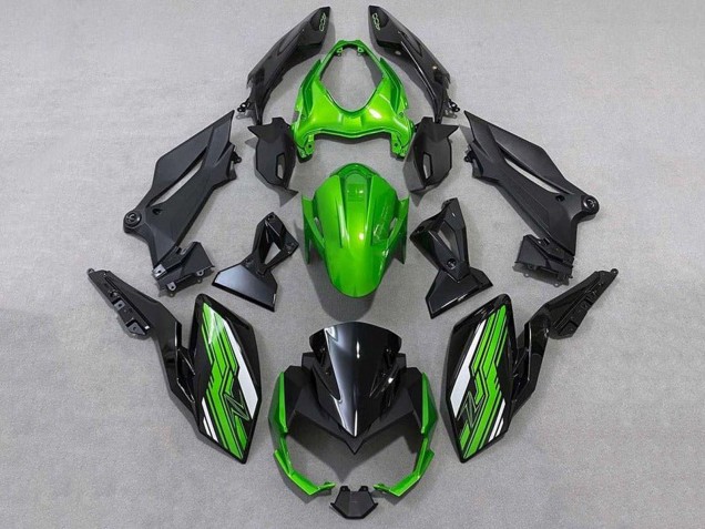 Carenados Moto Kawasaki Z400 2018-2024 - Verde Blanco Negro Baratos