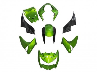Carenados Moto Kawasaki Z1000 2007-2009 - Verde Negro Baratos