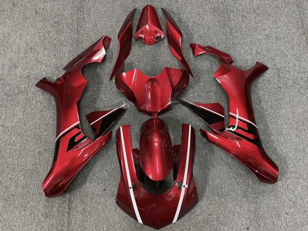 Carenados Moto Yamaha YZF R1 2015-2019 - Rojo Blanco Negro Baratos