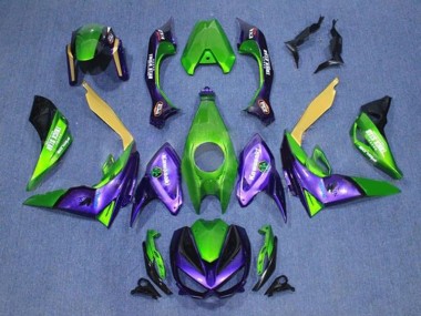 Carenados Moto Kawasaki Z1000 2014-2019 - Verde Amarillo Púrpura Negro Baratos