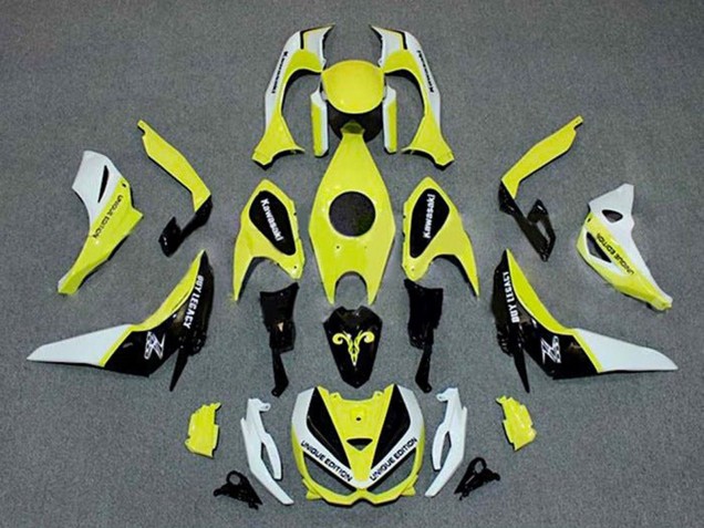 Carenados Moto Kawasaki Z1000 2014-2019 - Blanco Amarillo Negro Baratos