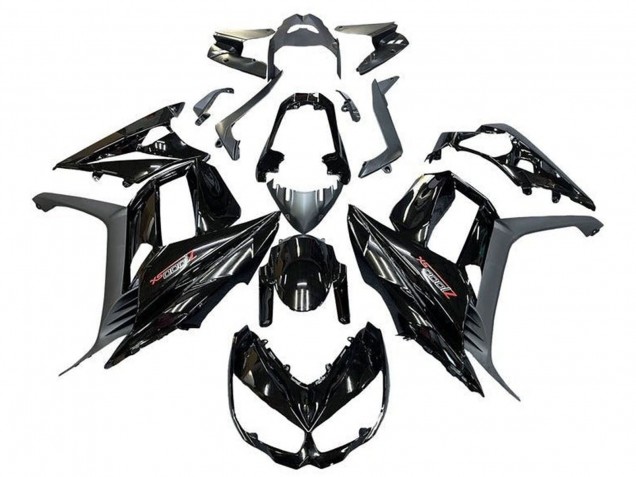 Carenados Moto Kawasaki Z1000SX 2010-2016 - Negro Brillante Baratos
