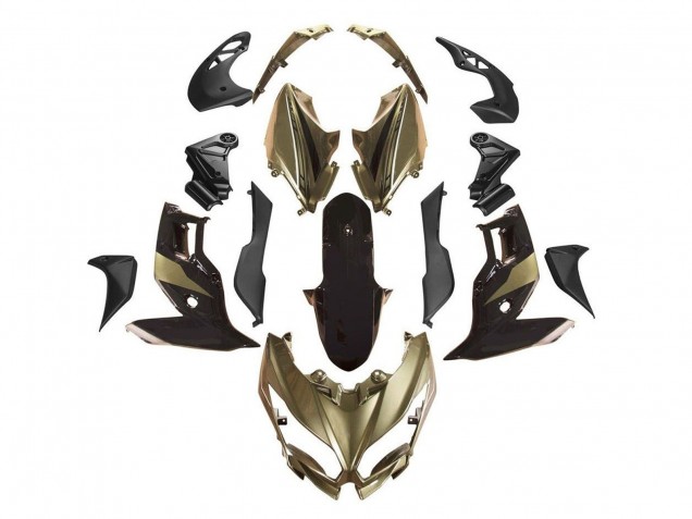 Carenados Moto Kawasaki Versys 650 2015-2021 - Oro Negro Baratos
