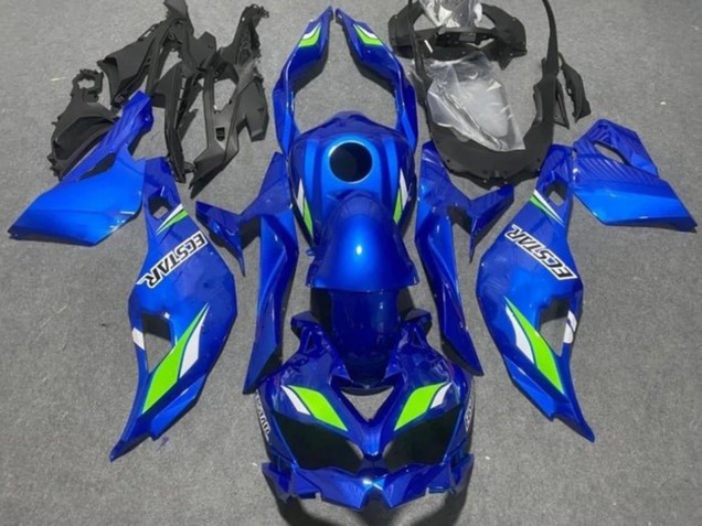 Carenados Moto Kawasaki ZX25R ZX-25R 2019-2025 - Azul Verde Ecstar Baratos