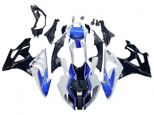 Carenados Moto BMW S1000RR 2009-2014 - Blanco Azul Negro Brillante HP Baratos