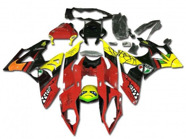 Carenados Moto BMW S1000RR 2009-2014 - Amarillo Rojo Negro Tiburón Baratos