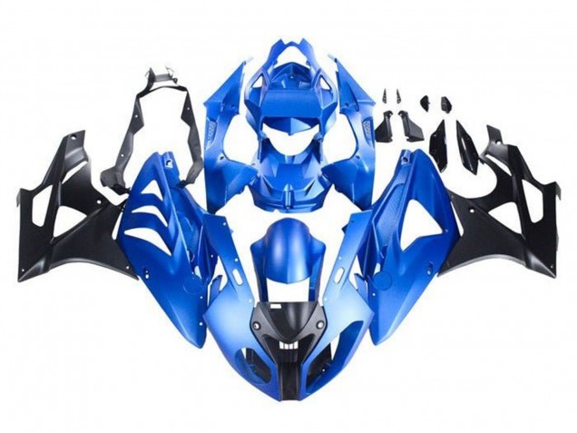 Carenado Moto BMW S1000RR 2009-2014 - Azul Negro Brillante Baratos