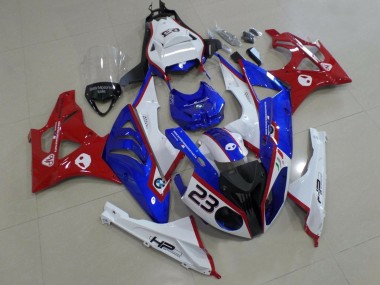 Carenados Moto BMW S1000RR 2009-2014 - Blanco Rojo Azul HP Baratos