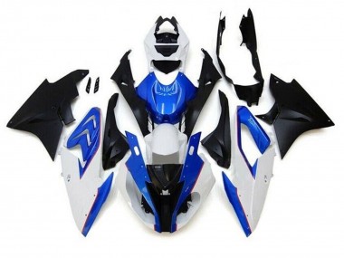 Carenados Moto BMW S1000RR 2015-2016 - Blanco Azul Negro Mate Baratos