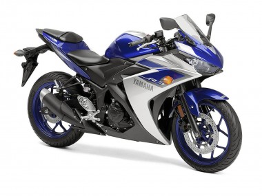 Carenados Moto Yamaha YZF R3 2015-2018 - Plata Azul Negro Baratos