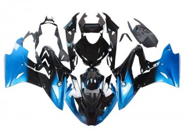Carenados Moto BMW S1000RR 2015-2016 - Azul Negro Brillante Baratos