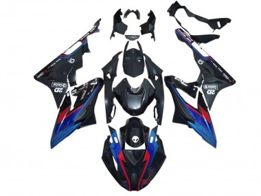 Carenados Moto BMW S1000RR 2015-2016 - Azul Rojo Negro Mate Baratos
