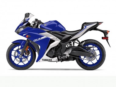 Carenados Moto Yamaha YZF R3 2015-2018 - Azul Blanco Baratos