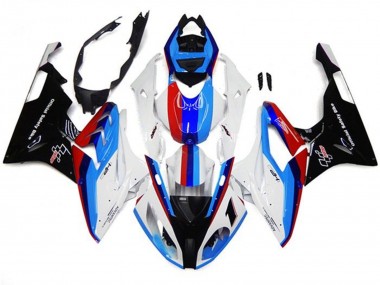 Carenados Moto BMW S1000RR 2017-2018 - Blanco Azul Rojo Negro Raya Baratos