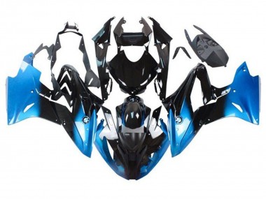 Carenados Moto BMW S1000RR 2017-2018 - Azul Negro Brillante Fade Baratos