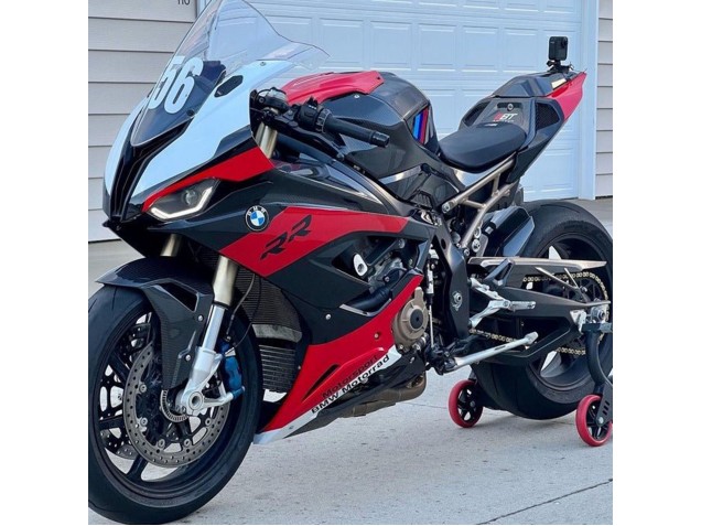 Carenados Moto BMW S1000RR 2019-2022 - Rojo Negro Blanco Baratos