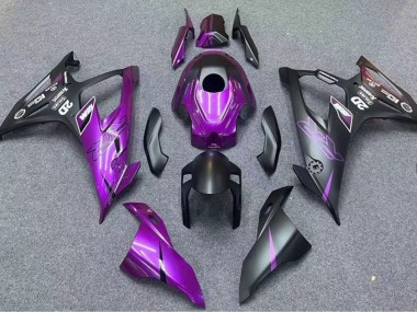 Carenados Moto BMW S1000RR 2019-2022 - Negro Mate Púrpura Baratos