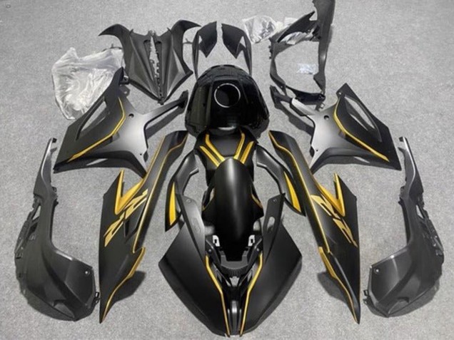 Carenados Moto BMW S1000RR 2019-2022 - Negro Mate Oro Baratos