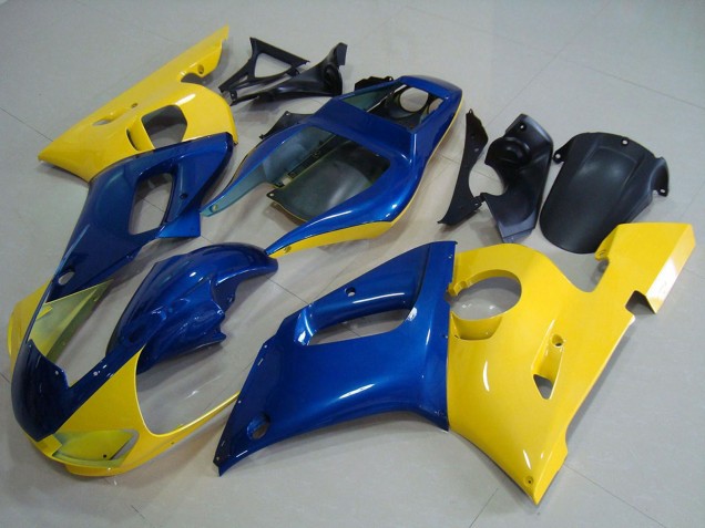Carenados Moto Yamaha YZF R6 1998-2002 - Amarillo Azul Baratos