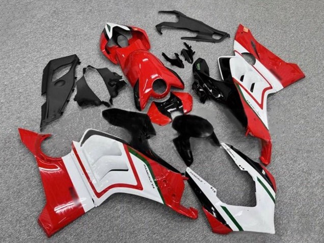 Carenados Moto Ducati Panigale V4 V4S 2020-2021 - Blanco Rojo Negro Brillante Verde Baratos