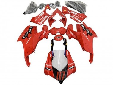 Carenados Moto Ducati Panigale V4 V4S 2020-2021 - Rojo Negro Brillante Lenovo 117 Baratos