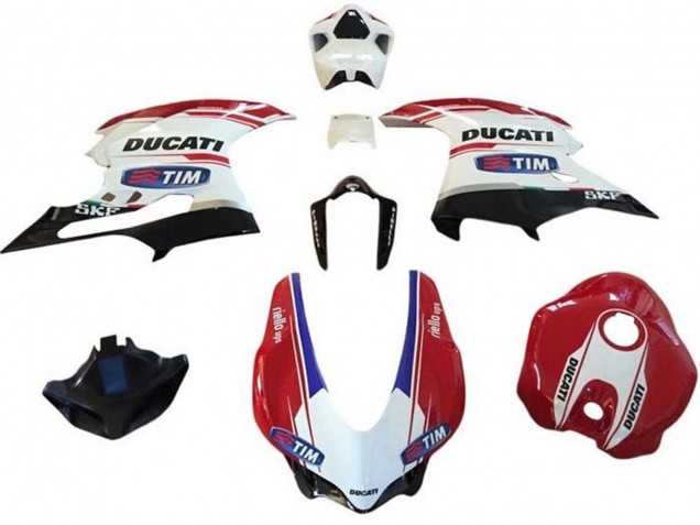 Carenados Moto Ducati 959/1299 2015-2020 - Blanco Rojo Azul Negro Brillante Tim Baratos
