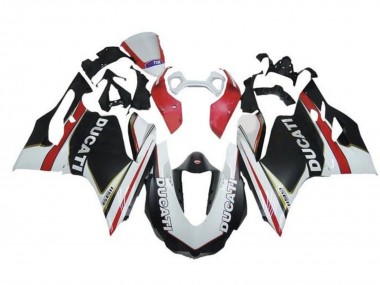 Carenados Moto Ducati Panigale 1199 2011-2014 - Blanco Rojo Negro Mate Baratos