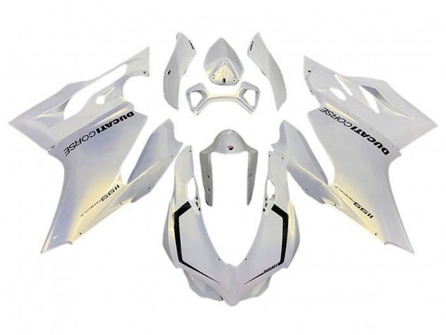 Carenados Moto Ducati Panigale 1199 2011-2014 - Blanco Perla Corse Baratos