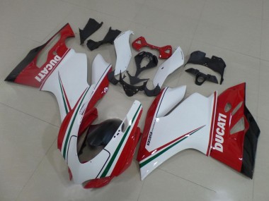 Carenados Moto Ducati Panigale 899 2011-2014 - Blanco Rojo Verde Negro Brillante Baratos