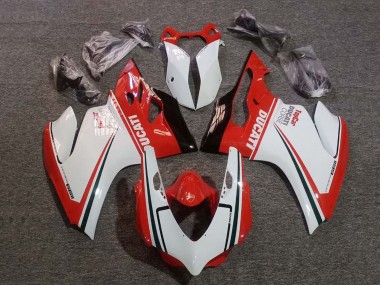 Carenados Moto Ducati Panigale 1199 2011-2014 - Blanco Rojo Verde Negro Brillante Corse Baratos