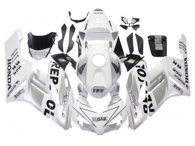 Carenados Moto Honda CBR1000RR 2004-2005 - Blanco Plata Negro Repsol Baratos