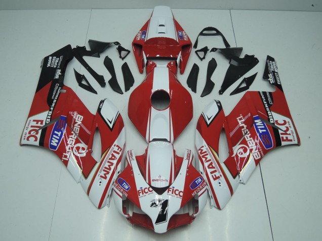 Carenados Moto Honda CBR1000RR 2004-2005 - Blanco Rojo Azul Negro Fiamm Ficc 7 Baratos