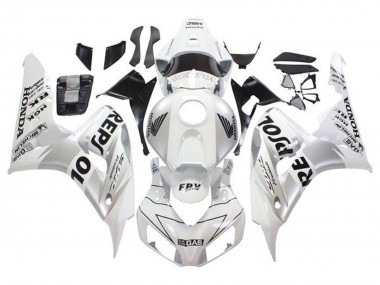 Carenados Moto Honda CBR1000RR 2006-2007 - Blanco Plata Negro Repsol Baratos