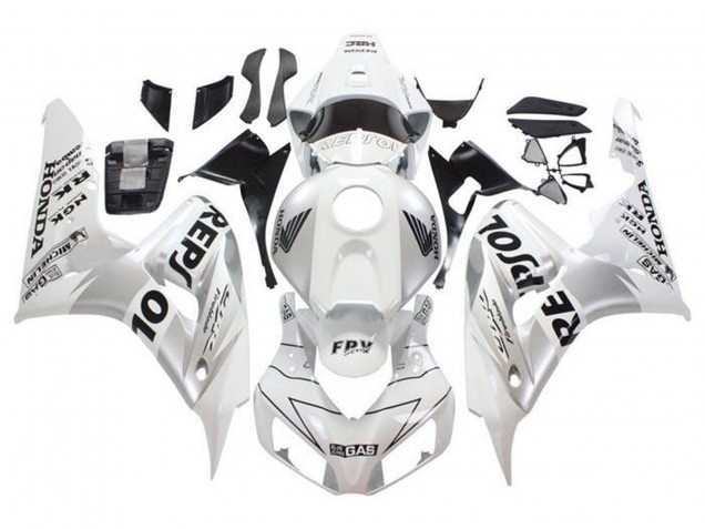 Carenados Moto Honda CBR1000RR 2006-2007 - Blanco Plata Negro Repsol Baratos