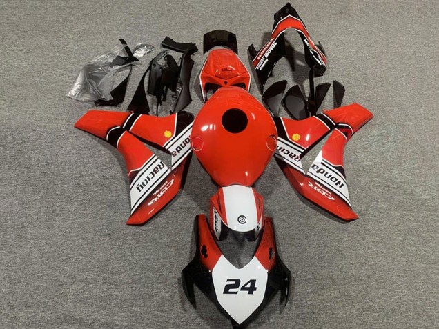 Carenados Moto Honda CBR1000RR 2008-2011 - Rojo Blanco Negro Brillante 24 Baratos