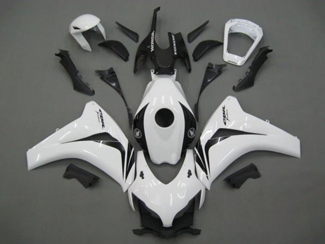 Carenado Moto Honda CBR1000RR 2008-2011 - Blanco Negro Brillante Baratos