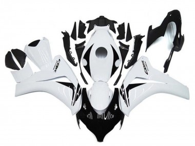 Carenados Moto Honda CBR1000RR 2008-2011 - Blanco Negro Brillante Baratos