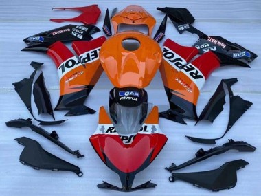 Carenado Moto Honda CBR1000RR 2012-2016 - Naranja Blanco Rojo Negro Brillante Repsol Baratos