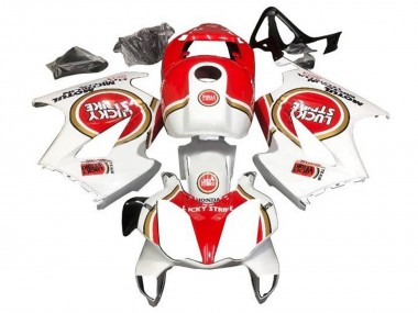 Carenados Moto Honda VFR 800 2002-2013 - Blanco Rojo Lucky Strike Baratos
