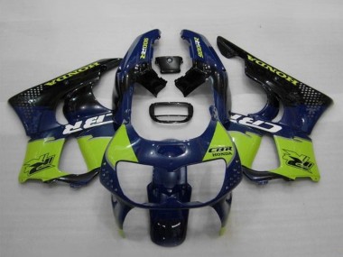 Carenados Moto Honda CBR900RR 893 1994-1995 - Azul Verde Negro Brillante Baratos