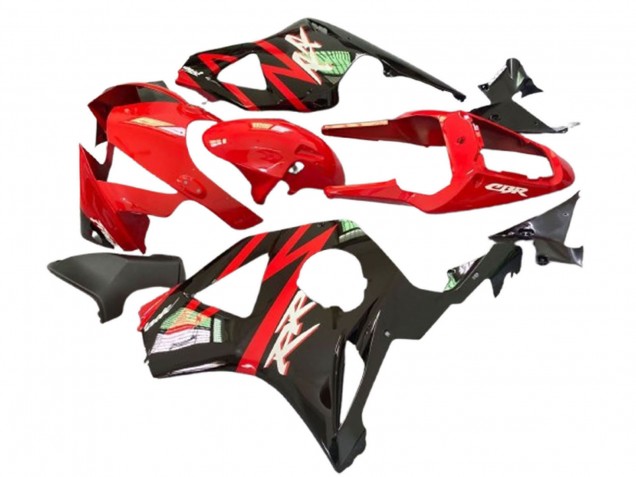 Carenados Moto Honda CBR900RR 929 2000-2001 - Rojo Negro Mate Negro Brillante Baratos