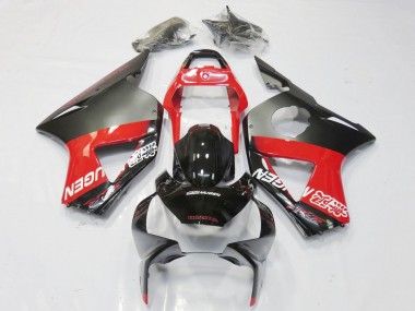 Carenados Moto Honda CBR900RR 954 2002-2003 - Gris Rojo Negro Brillante Mugen Baratos