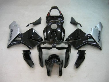 Carenados Moto Honda CBR600RR 2005-2006 - Negro Plata Baratos