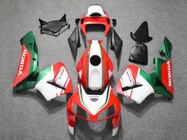 Carenados Moto Honda CBR600RR 2005-2006 - Rojo Mate Blanco Verde Baratos
