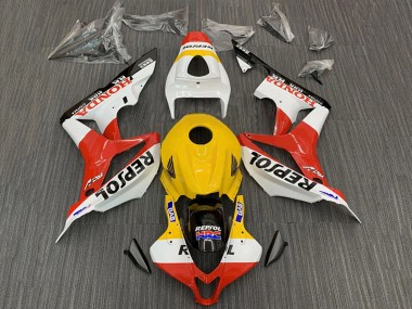 Carenados Moto Honda CBR600RR 2007-2008 - Amarillo Blanco Rojo Negro Brillante Repsol HRC Baratos
