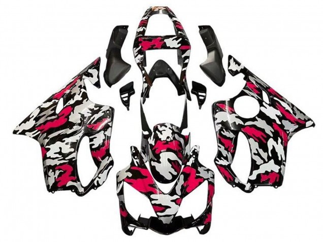 Carenados Moto Honda CBR600 F4i 2001-2003 - Negro Rojo Gris Camouflage Baratos